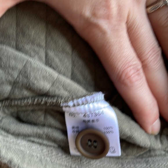 Northern truck army green quilted hooded jacket M - Picture 4 of 8